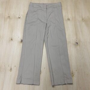 Vintage Rag Pants Womens 8 Beige Twill Khakis Regular Fit Zip Stretch Workwear